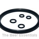 O-ring set 1 lid, 2 disconnect bodies, 2 tubes for Cornelius ball lock kegs